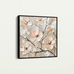 Floral Canvas Wall Art WAD1330-F 80 x 80 cm / Stretched on hidden frame