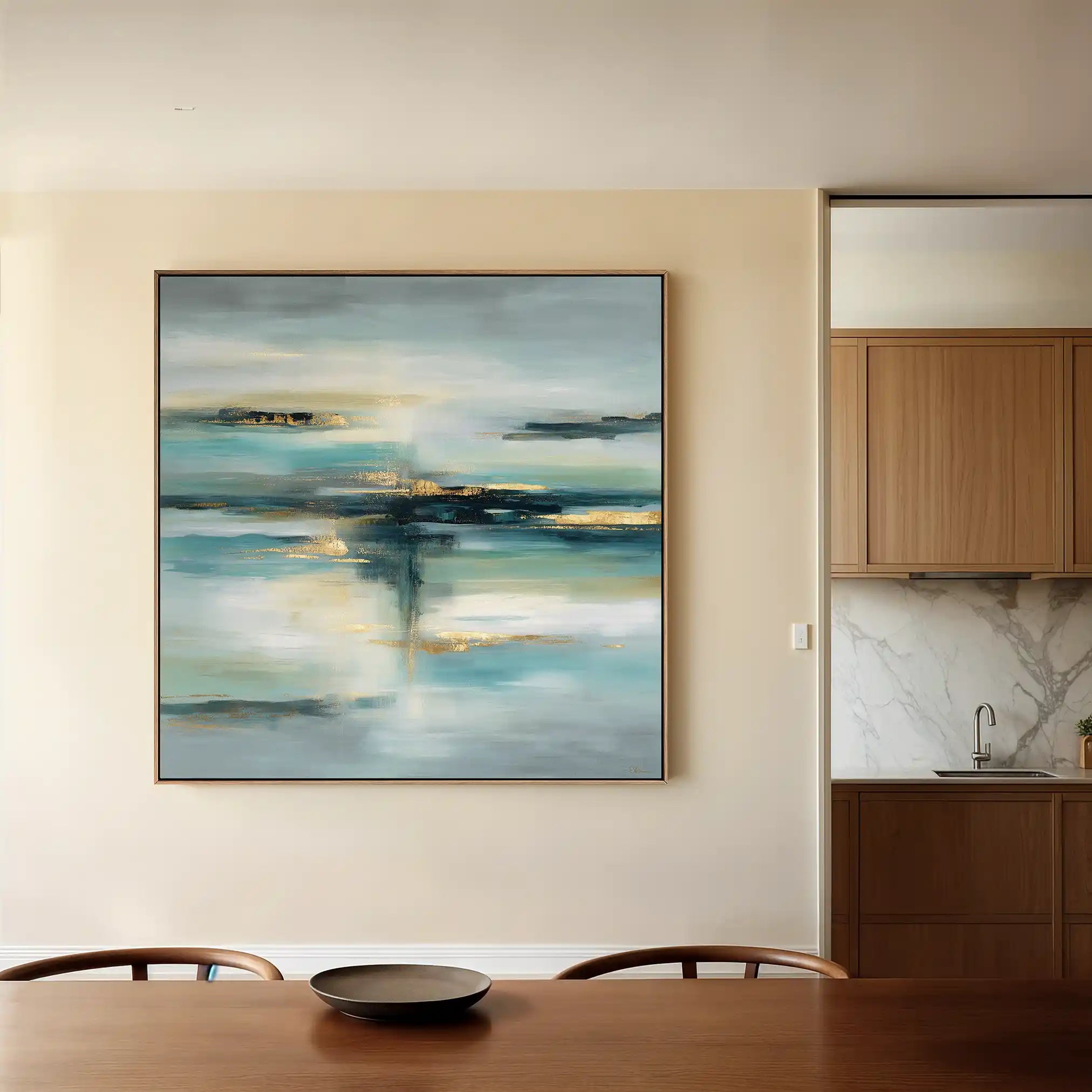 Abstract 1331 Canvas Art 60 x 60 cm / Stretched on hidden frame