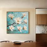 Floral Canvas Wall Art WAD1332-F 80 x 80 cm / Stretched on hidden frame