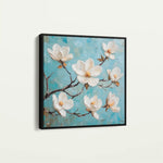 Floral Canvas Wall Art WAD1332-F 80 x 80 cm / Stretched on hidden frame
