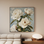 Floral Canvas Wall Art WAD1333-F 80 x 80 cm / Stretched on hidden frame