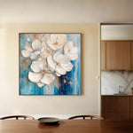 Floral Canvas Wall Art WAD1334-F 80 x 80 cm / Stretched on hidden frame