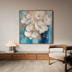 Floral Canvas Wall Art WAD1334-F 80 x 80 cm / Stretched on hidden frame