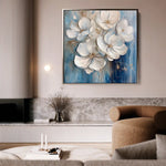 Floral Canvas Wall Art WAD1334-F 80 x 80 cm / Stretched on hidden frame