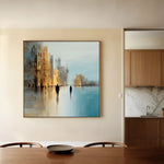 Abstract 1335 Canvas Art 60 x 60 cm / Stretched on hidden frame
