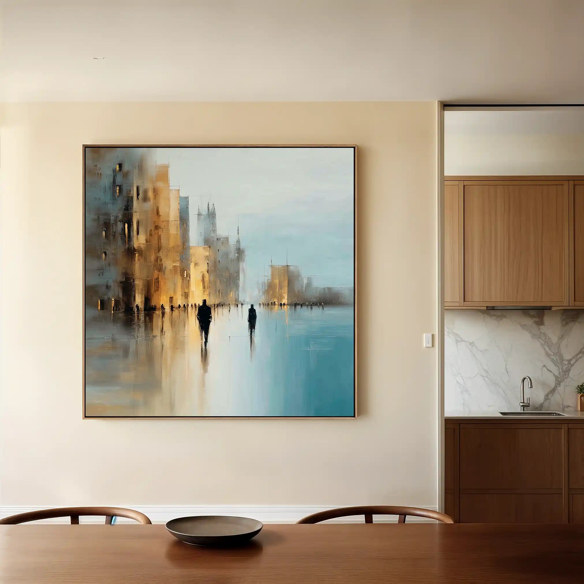 Abstract 1335 Canvas Art 60 x 60 cm / Stretched on hidden frame