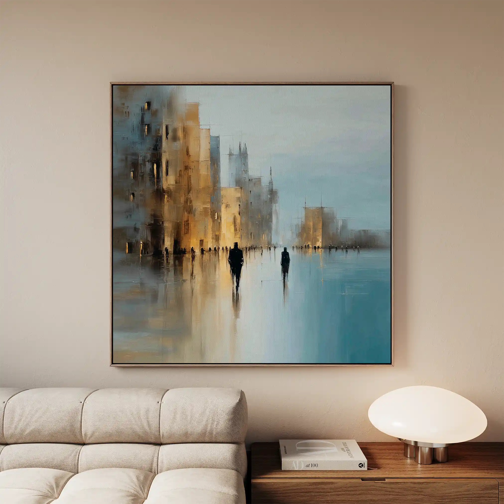 Abstract 1335 Canvas Art 60 x 60 cm / Stretched on hidden frame
