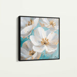 Floral Canvas Wall Art WAD1335-F 80 x 80 cm / Stretched on hidden frame