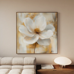 Floral Canvas Wall Art WAD1336-F 80 x 80 cm / Stretched on hidden frame
