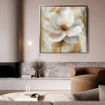 Floral Canvas Wall Art WAD1336-F 80 x 80 cm / Stretched on hidden frame