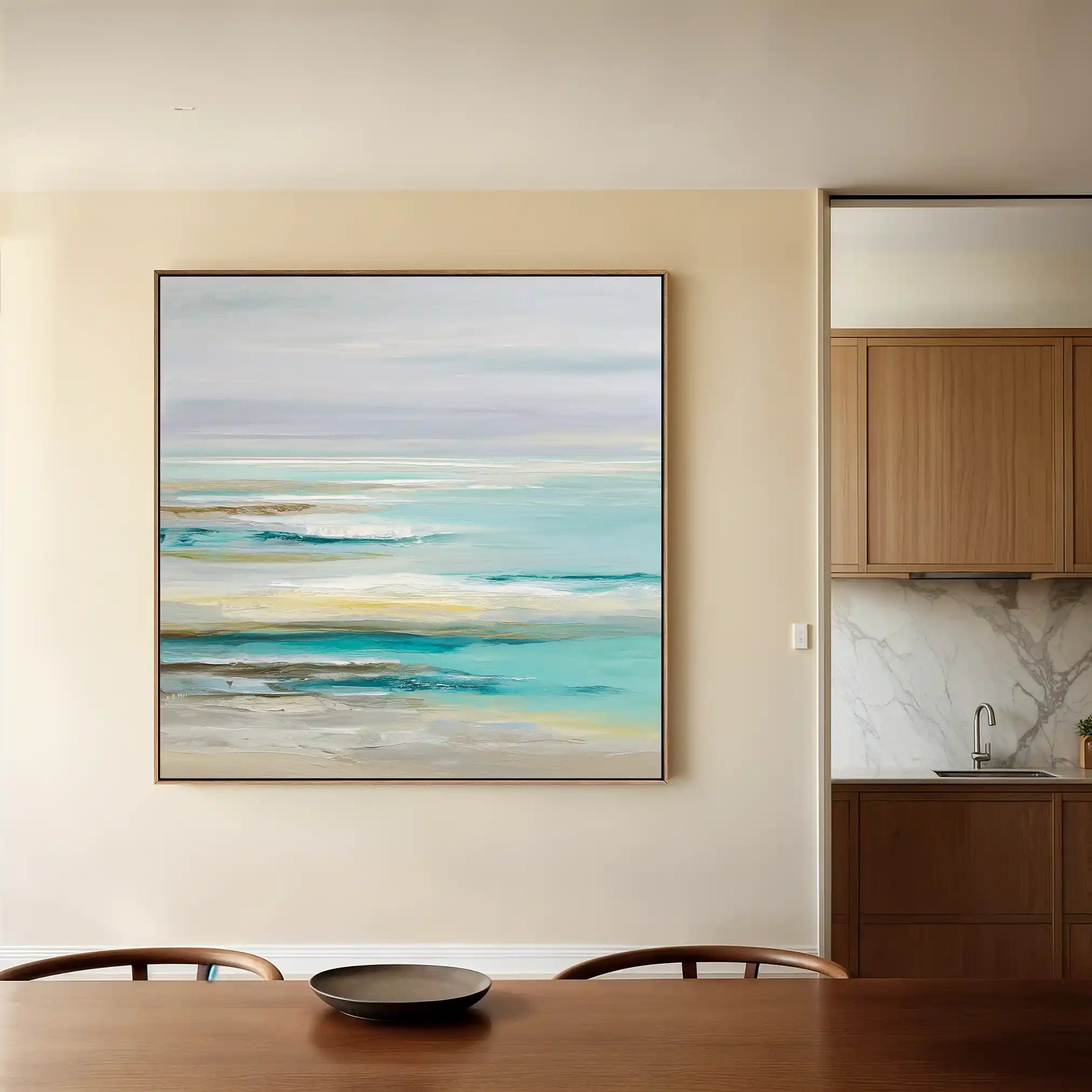 Abstract 1337 Canvas Art 60 x 60 cm / Stretched on hidden frame