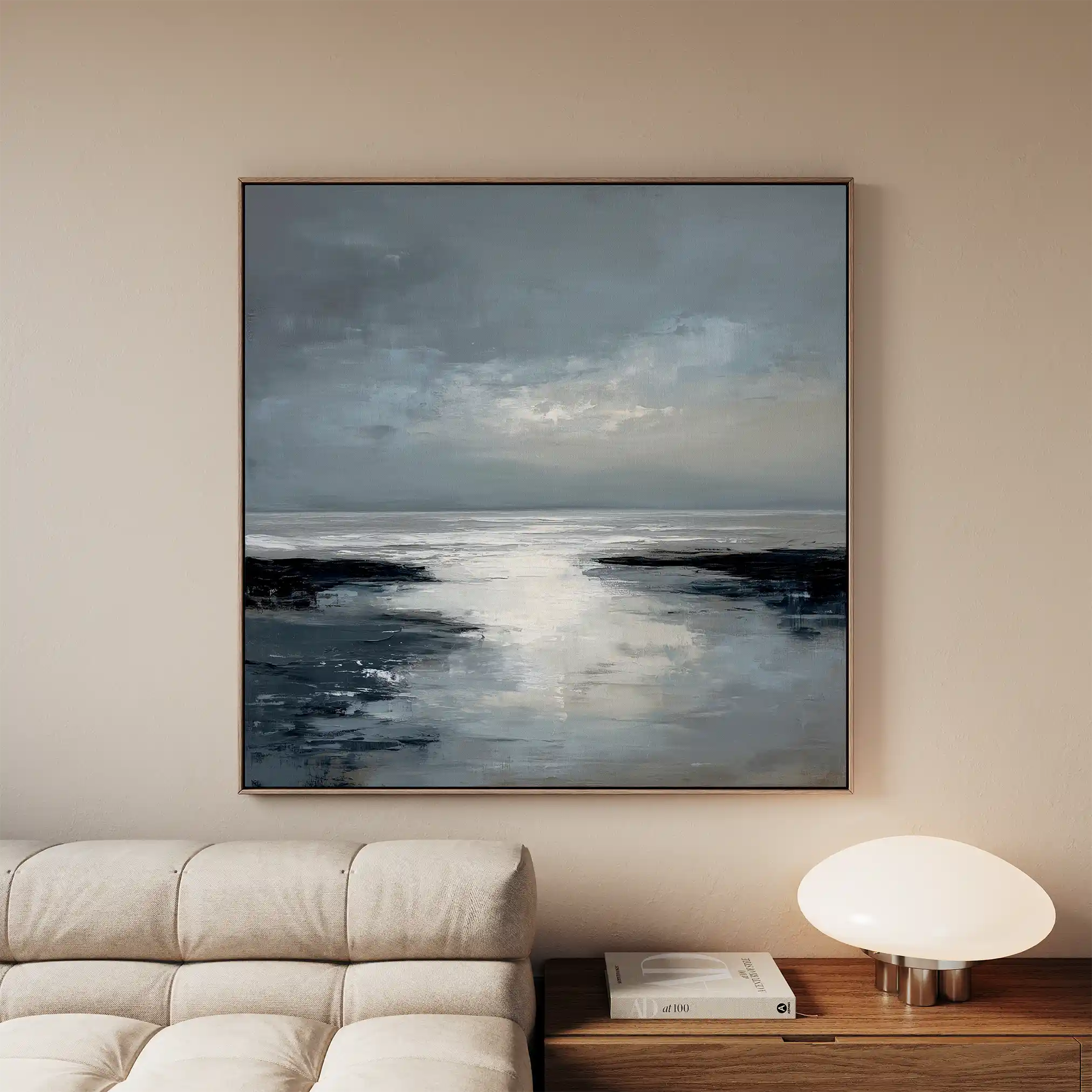 Abstract 1338 Canvas Art 60 x 60 cm / Stretched on hidden frame