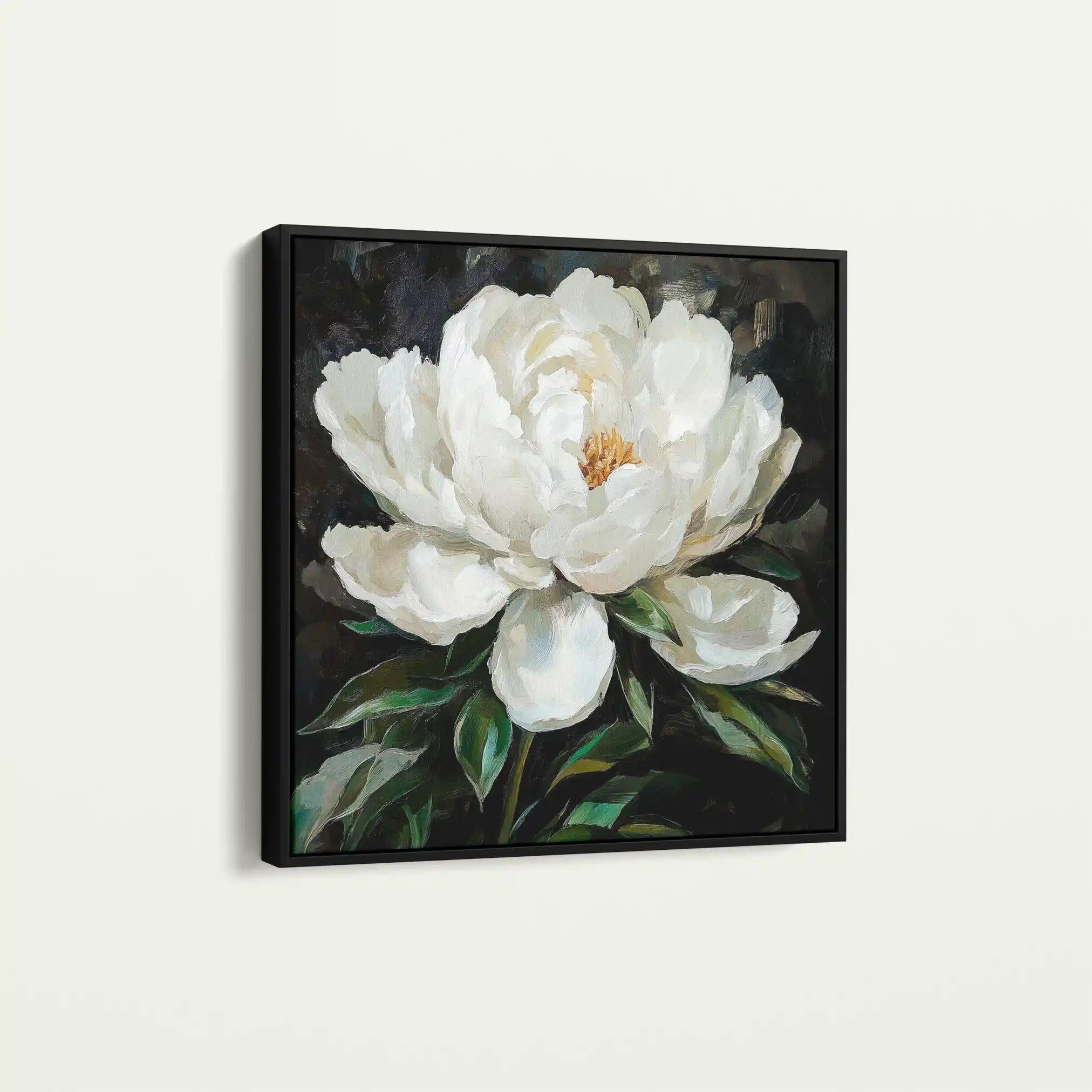 Floral Canvas Wall Art WAD1338-F 80 x 80 cm / Stretched on hidden frame