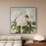 Floral Canvas Wall Art WAD1339-F 80 x 80 cm / Stretched on hidden frame