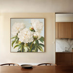 Floral Canvas Wall Art WAD1339-F 80 x 80 cm / Stretched on hidden frame