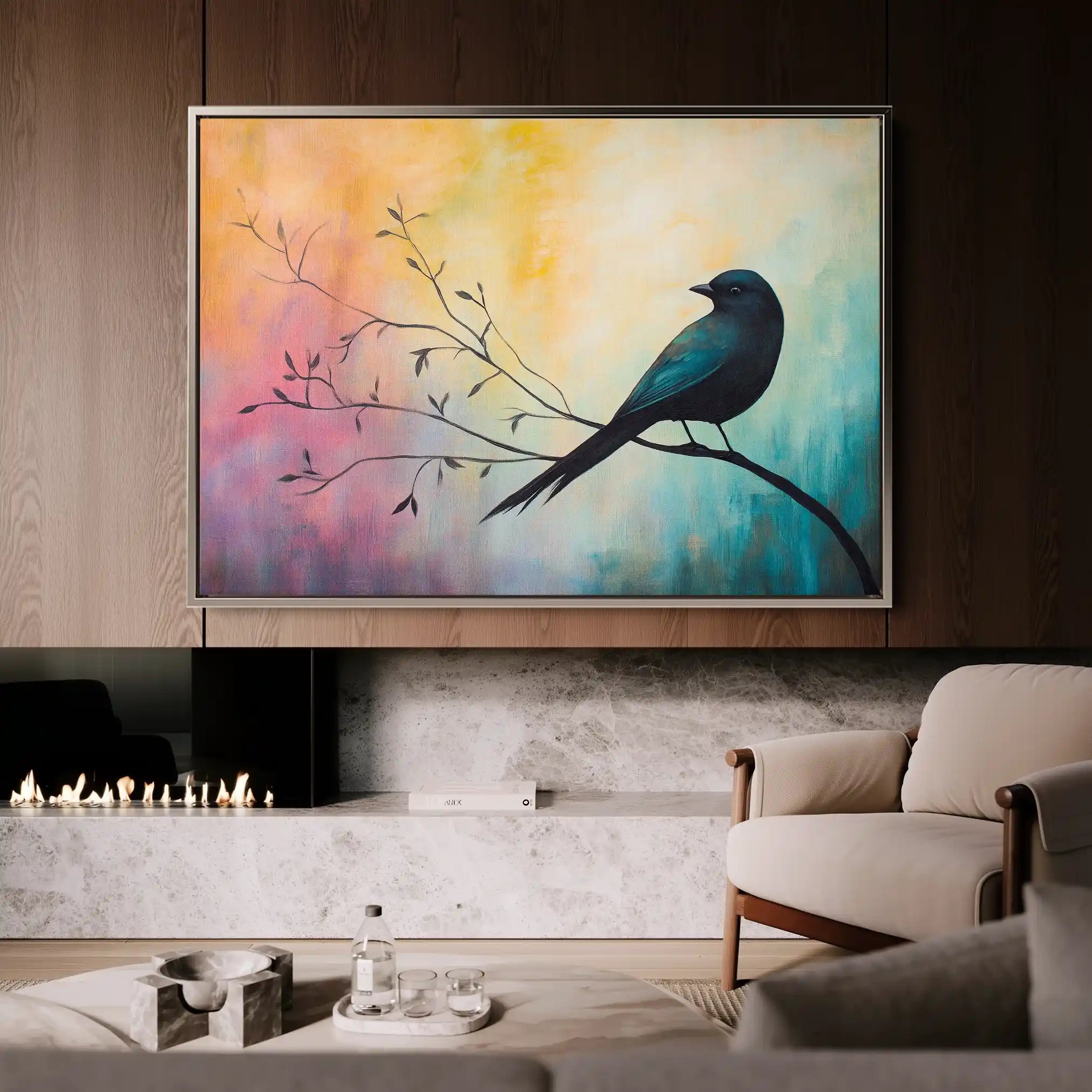 Animals 134 Canvas Art 90 x 60 cm / Stretched on hidden frame