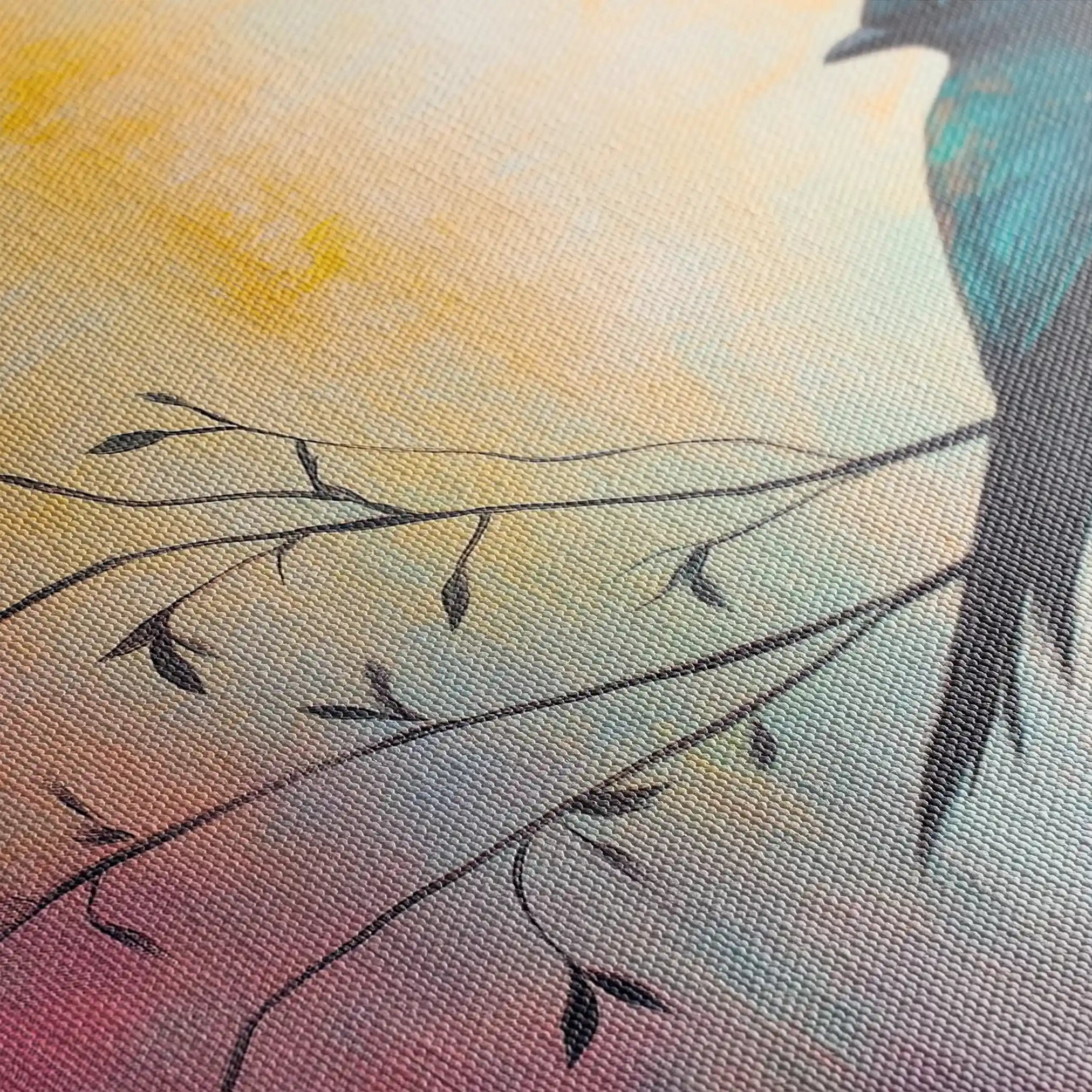 Animals 134 Canvas Art 90 x 60 cm / Stretched on hidden frame