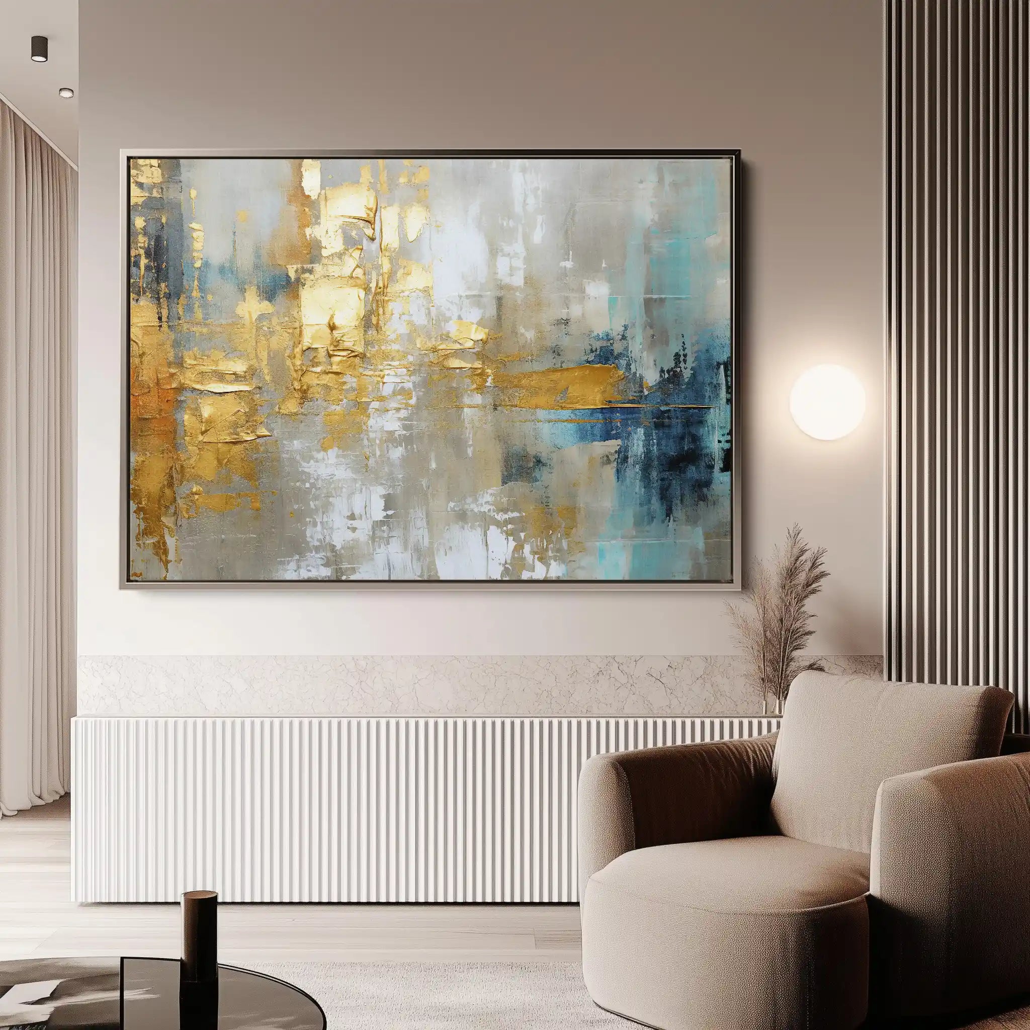 Abstract 134 Canvas Art 60 x 40 cm / Stretched on hidden frame