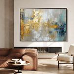 Abstract 134 Canvas Art 60 x 40 cm / Stretched on hidden frame
