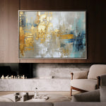 Abstract 134 Canvas Art 60 x 40 cm / Stretched on hidden frame