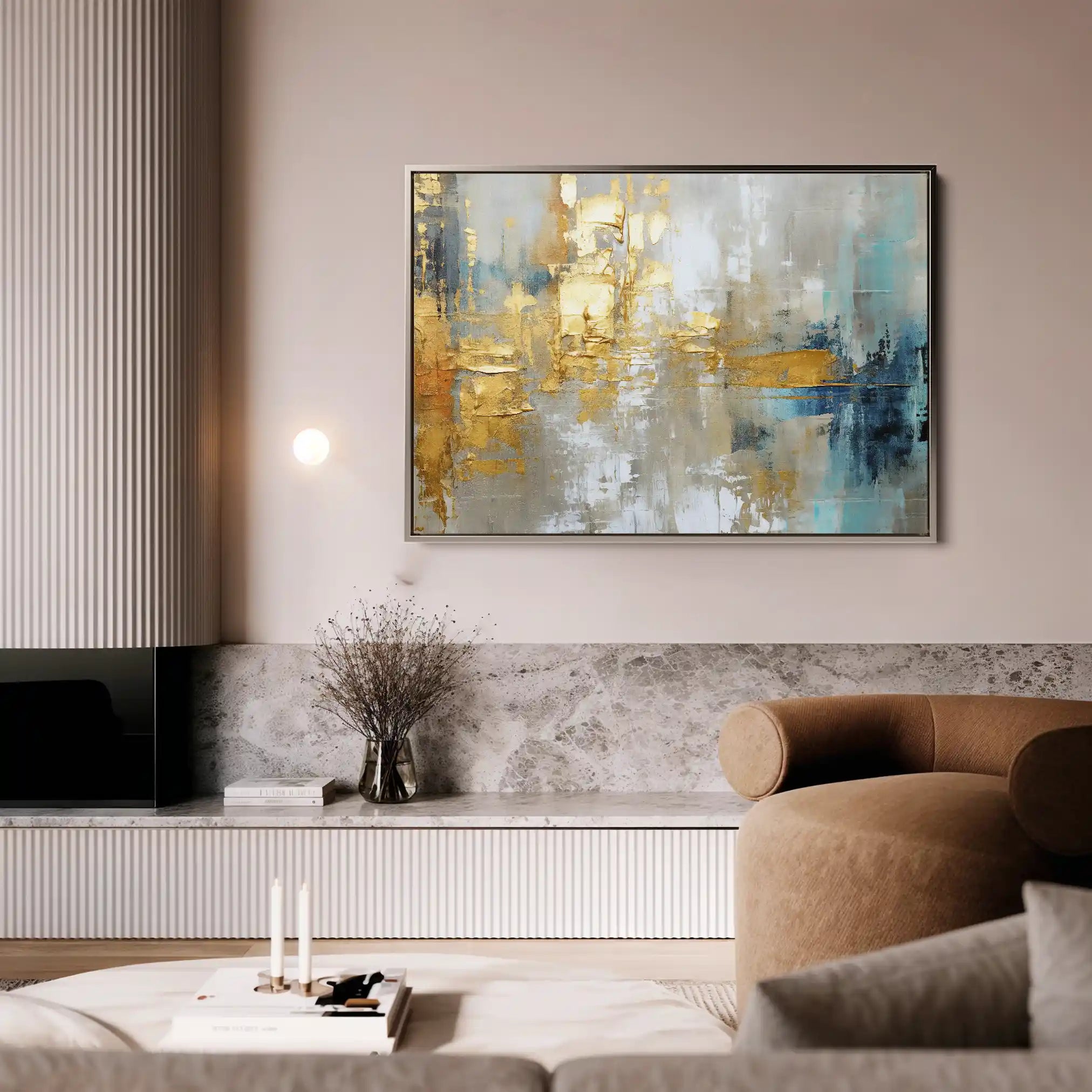 Abstract 134 Canvas Art 60 x 40 cm / Stretched on hidden frame