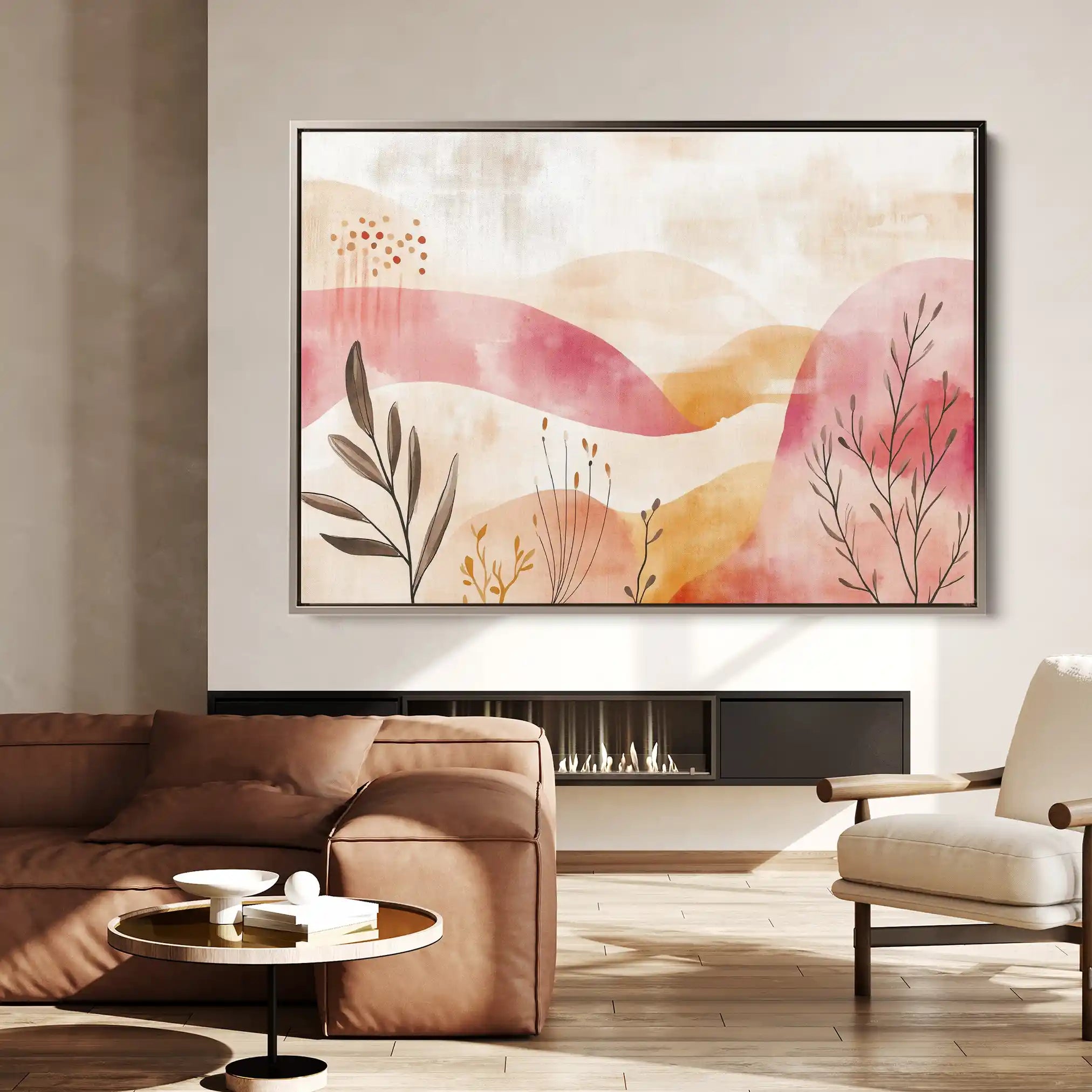 Boho 134 Canvas Art 90 x 60 cm / Stretched on hidden frame