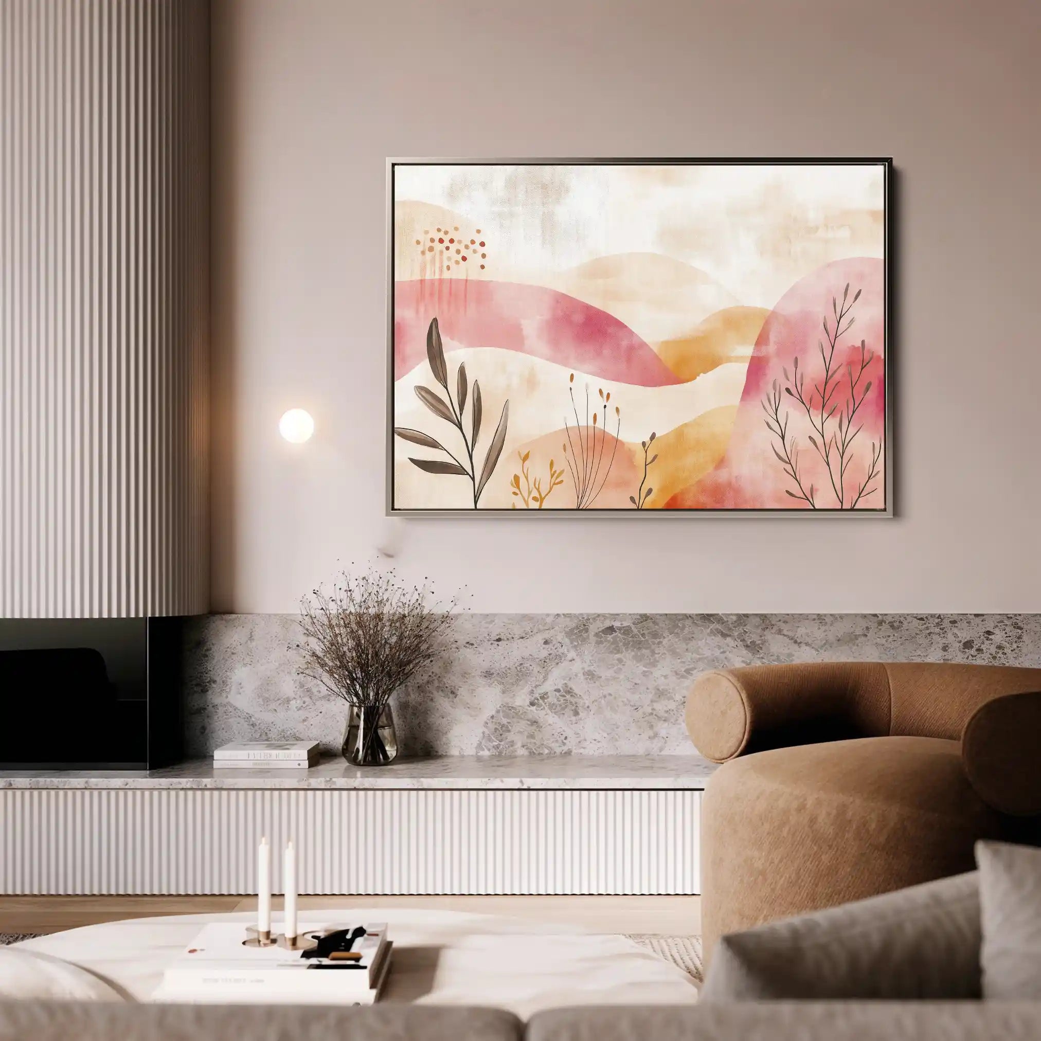 Boho 134 Canvas Art 90 x 60 cm / Stretched on hidden frame