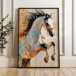 Horses 134 Canvas Art 90 x 60 cm / Stretched on hidden frame
