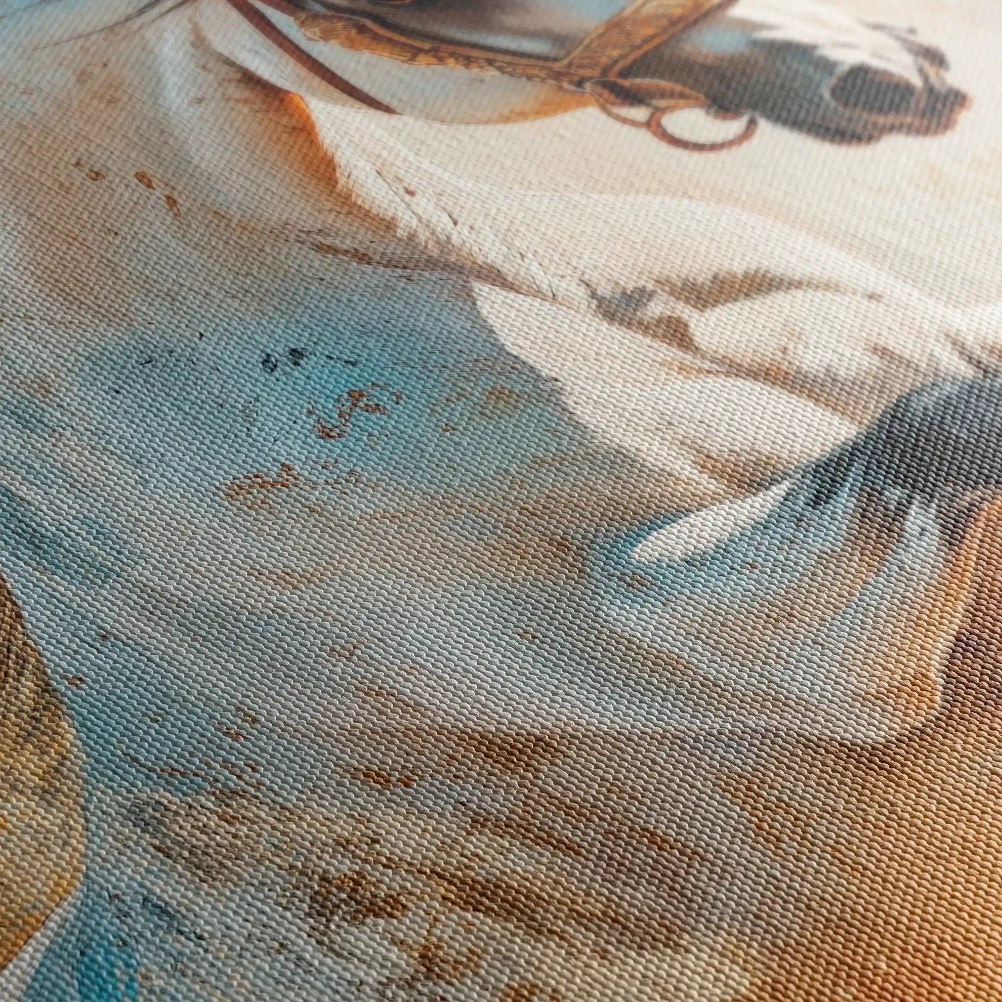 Horses 134 Canvas Art 90 x 60 cm / Stretched on hidden frame