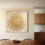 Abstract 1340 Canvas Art 60 x 60 cm / Stretched on hidden frame