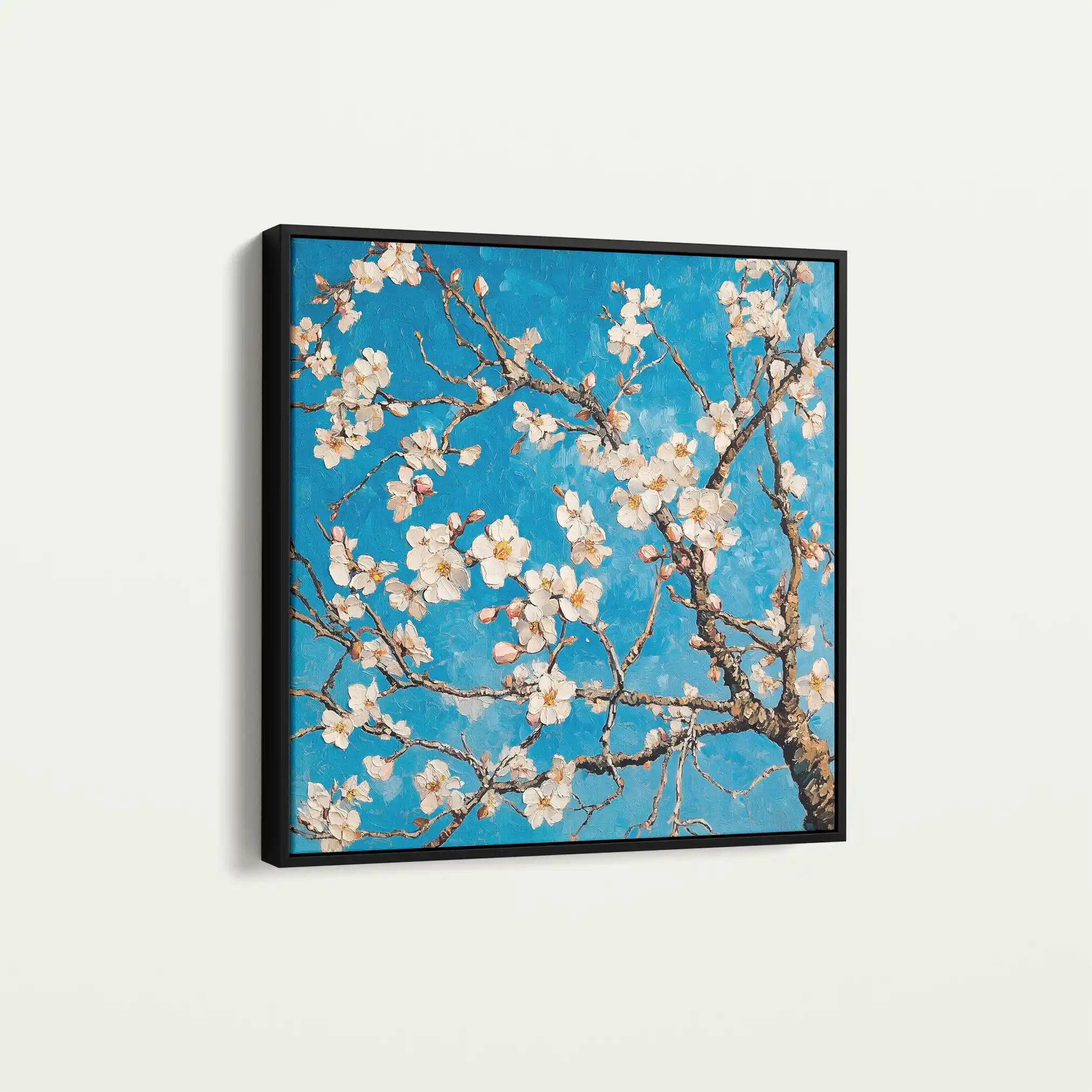 Floral Canvas Wall Art WAD1340-F 80 x 80 cm / Stretched on hidden frame