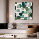 Abstract 1341 Canvas Art 60 x 60 cm / Stretched on hidden frame