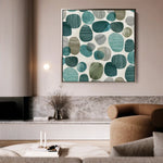 Abstract 1342 Canvas Art 60 x 60 cm / Stretched on hidden frame