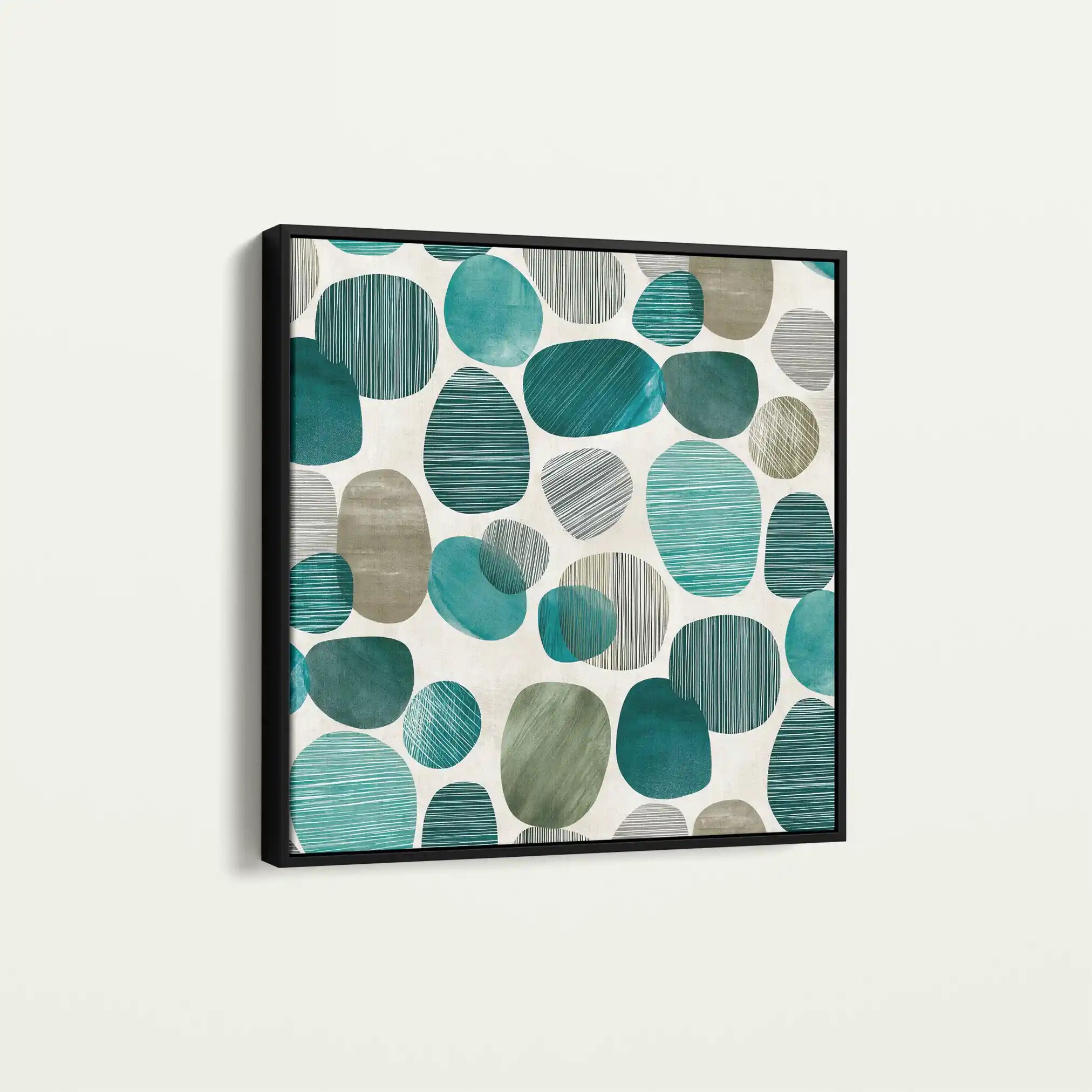 Abstract 1342 Canvas Art 60 x 60 cm / Stretched on hidden frame