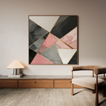 Abstract 1343 Canvas Art 60 x 60 cm / Stretched on hidden frame