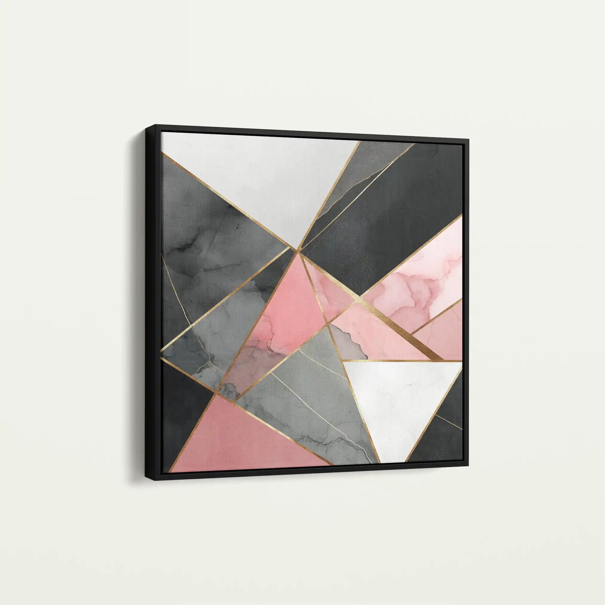 Abstract 1343 Canvas Art 60 x 60 cm / Stretched on hidden frame