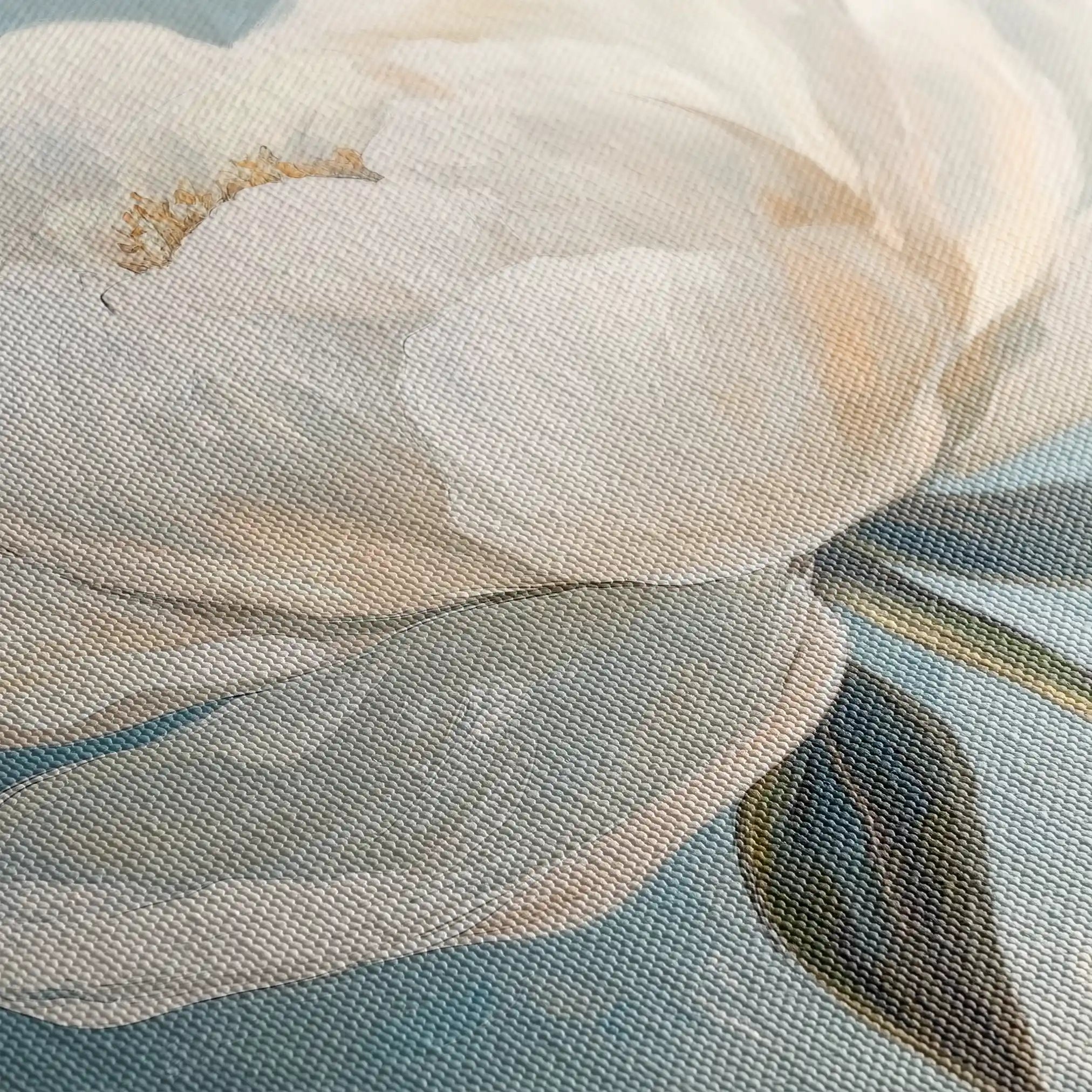 Floral Canvas Wall Art WAD1343-F 80 x 80 cm / Stretched on hidden frame