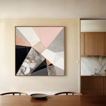 Abstract 1344 Canvas Art 60 x 60 cm / Stretched on hidden frame