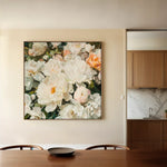 Floral Canvas Wall Art WAD1344-F 80 x 80 cm / Stretched on hidden frame