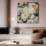 Floral Canvas Wall Art WAD1344-F 80 x 80 cm / Stretched on hidden frame