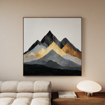 Abstract 1345 Canvas Art 60 x 60 cm / Stretched on hidden frame