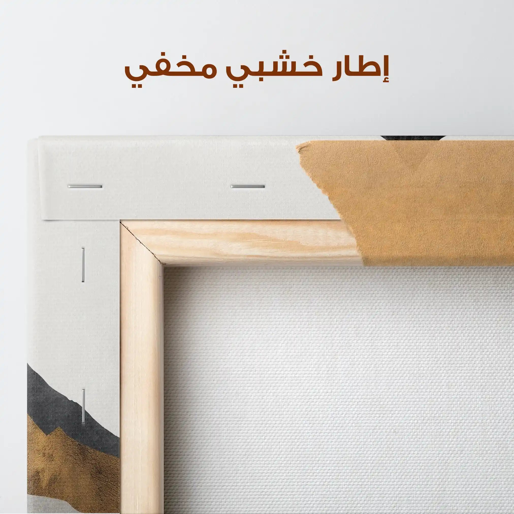 Abstract 1345 Canvas Art 60 x 60 cm / Stretched on hidden frame