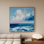 Abstract 1346 Canvas Art 60 x 60 cm / Stretched on hidden frame