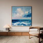 Abstract 1346 Canvas Art 60 x 60 cm / Stretched on hidden frame