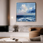 Abstract 1346 Canvas Art 60 x 60 cm / Stretched on hidden frame
