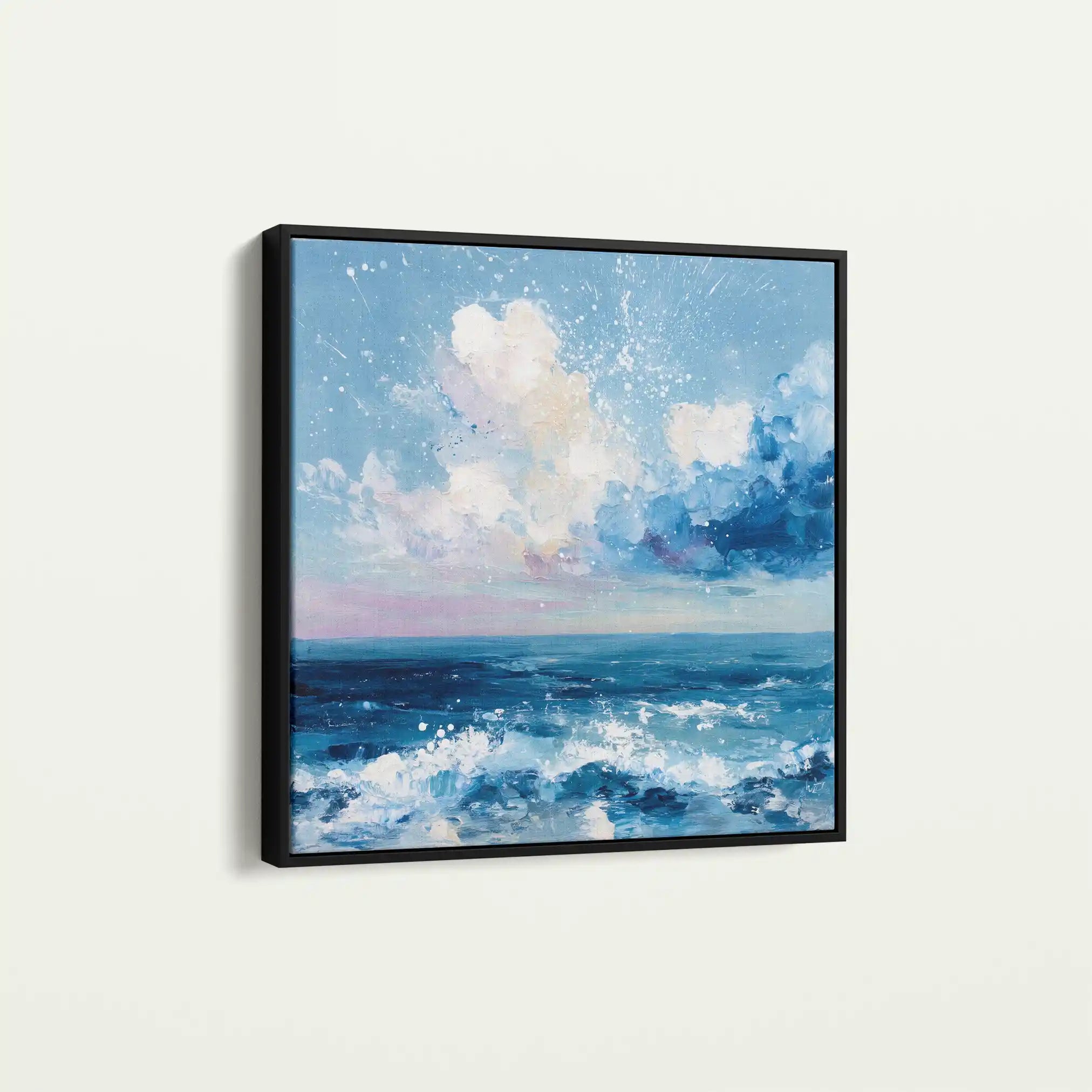 Abstract 1346 Canvas Art 60 x 60 cm / Stretched on hidden frame