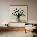 Floral Canvas Wall Art WAD1346-F 80 x 80 cm / Stretched on hidden frame