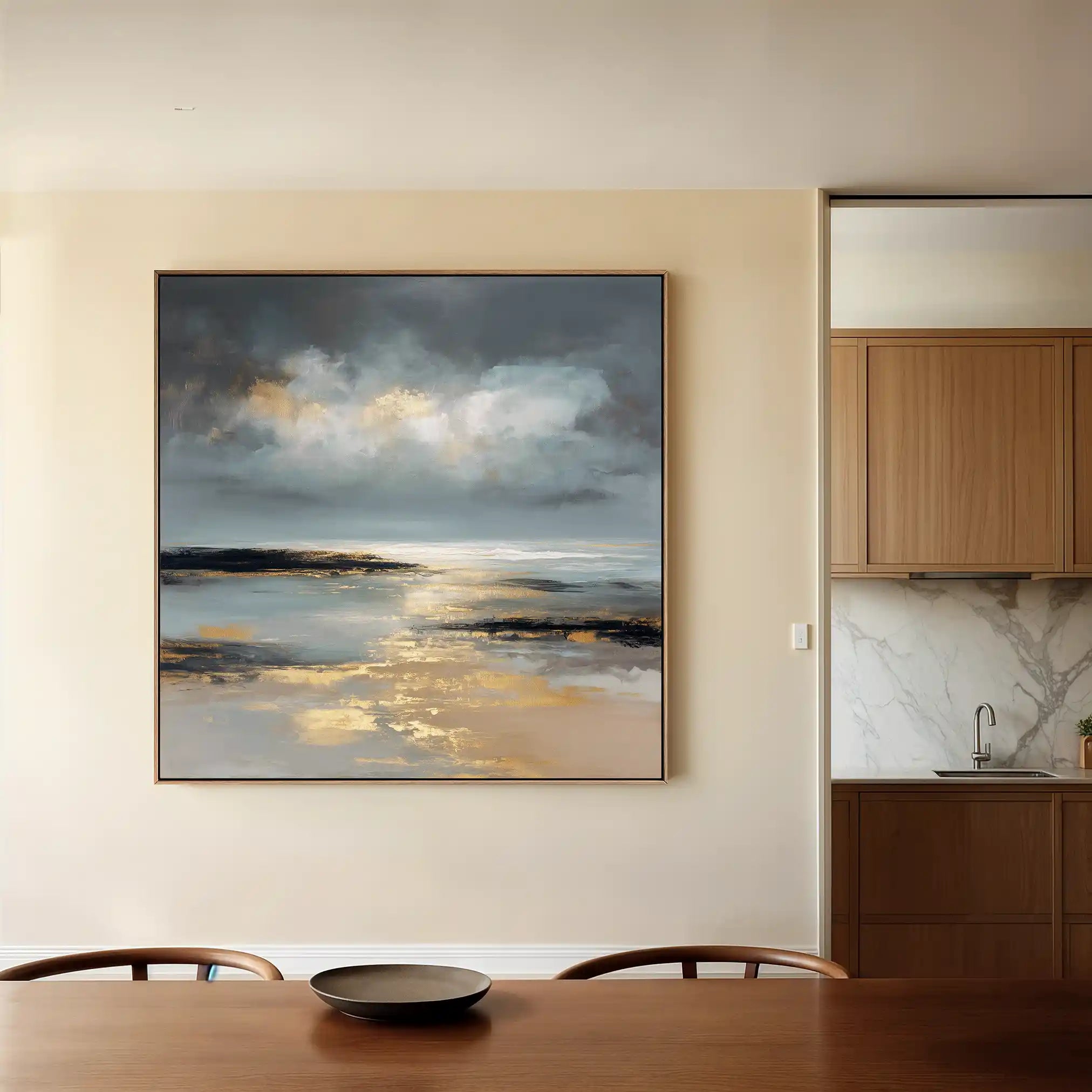 Abstract 1347 Canvas Art 60 x 60 cm / Stretched on hidden frame