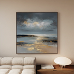 Abstract 1347 Canvas Art 60 x 60 cm / Stretched on hidden frame