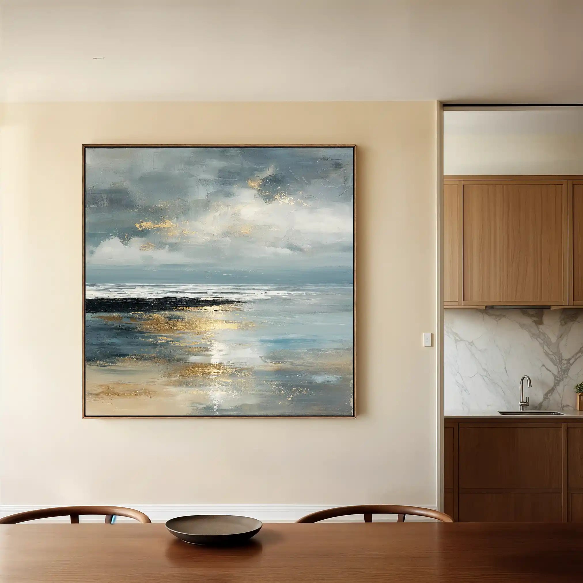 Abstract 1348 Canvas Art 60 x 60 cm / Stretched on hidden frame